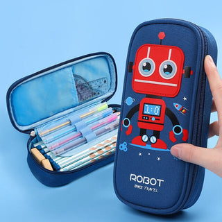 Robot Soft Pencil Case for Kids