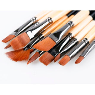 Artist Painting Brushes Set with Box - Multicolour