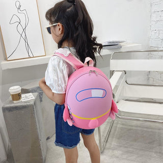 Kids 3D Hardshell AeroPlane Design Toddlers Backpack