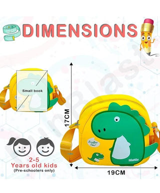 Cute Cartoon Dinosaur Crossbody Sling Bag