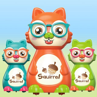 Squirrel Press and Go Toy for Kids(Random Colour)