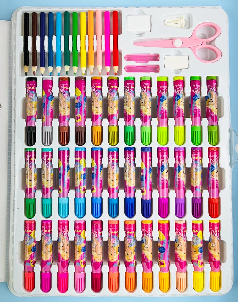 Exilom 128 Art Set, Portable Drawing Painting Art Supplies, Gifts for Kids  Girls Boys Teens Adults 6-8-9-12, Coloring Art Kit Gift Case: Crayons, Oil  Pastels,Colored Pencils, Watercolors case, Paper