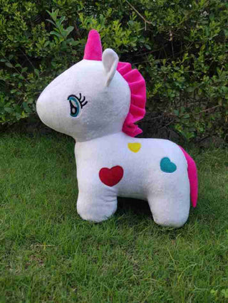 Unicorn Animal Soft Toy for Kids (White Color)