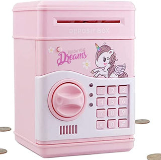 Cartoon Theme Electronic Piggy Bank for Kids