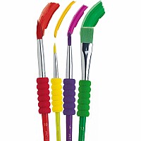 4Pcs Soft Grip Artist Paint Brush