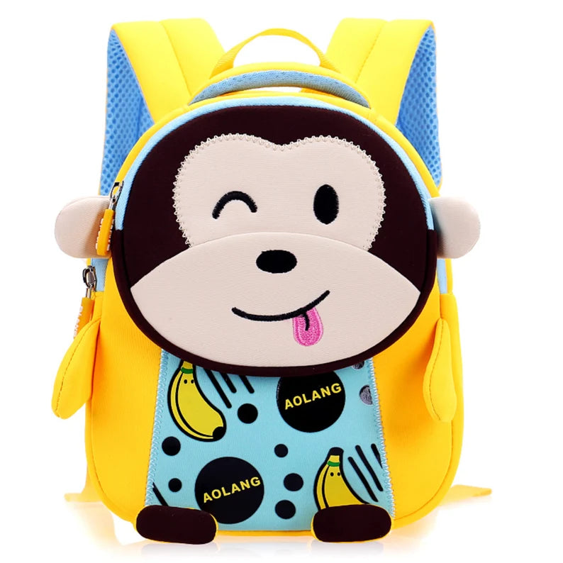 Bag with monkey discount attached